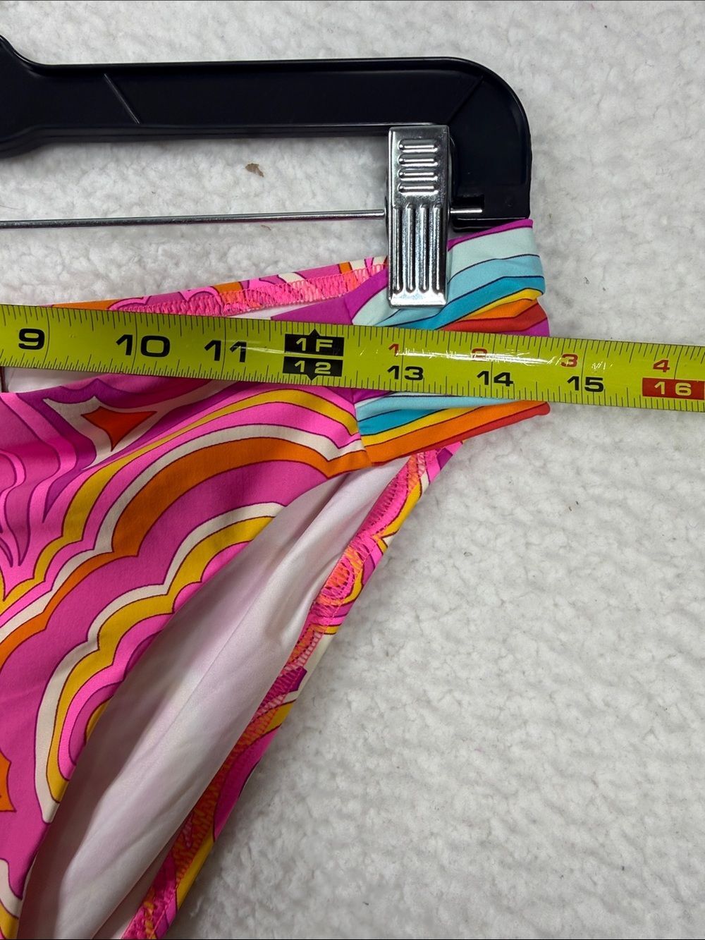 (A4) Trina Turk bikini bottom only
Swimsuit size 10 pink swirl
Turquoise orange - Picture 4 of 8